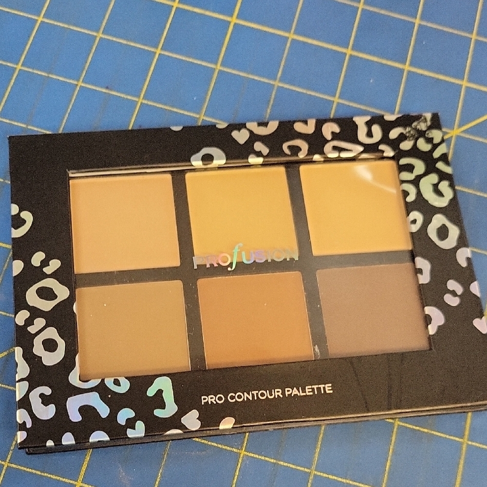 Profusion Cosmetics Pro Contour 6 Color Palette - Warm Browns New Sealed